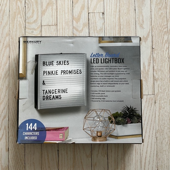 Merkury Letter Board LED Lightbox - Picture 2 of 3